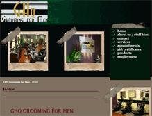 Tablet Screenshot of ghqgrooming4men.com